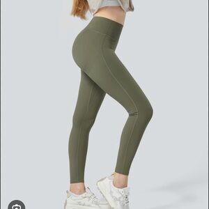 HALARA Ultra-sculpt Olive Green Women's Leggings. NWT. Size Small.